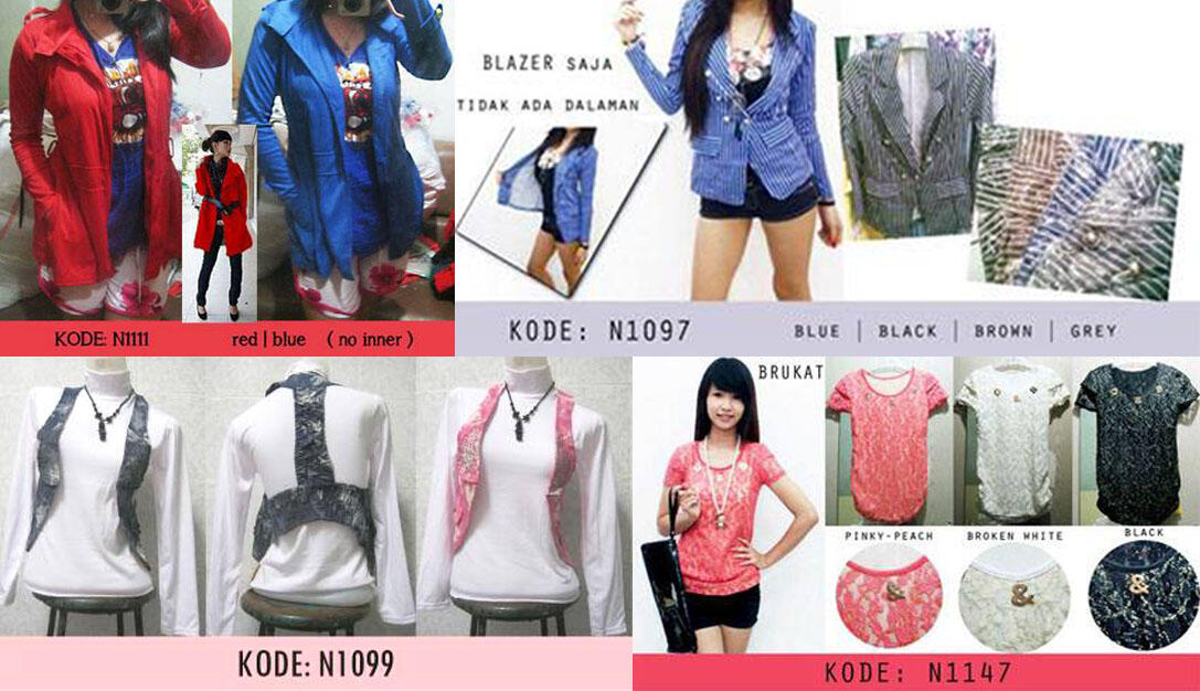 OBRAL MURAH atasan, sweater, mini dress