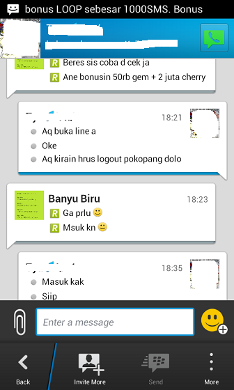 JASA UPGRADE LEVEL LINE POKOPANG