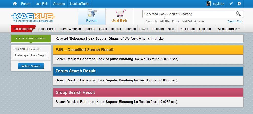 Beberapa Hoax Seputar Binatang