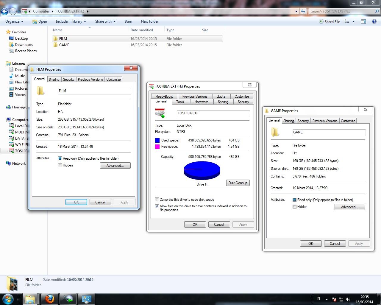 HARDISK EXT 2,5 500 GB USB 3.0 BONUS ISI GAME PC DAN FILM (SBY)