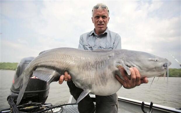 &quot;Jeremy Wade&quot; traveler, TV presenter, pemancing gila.