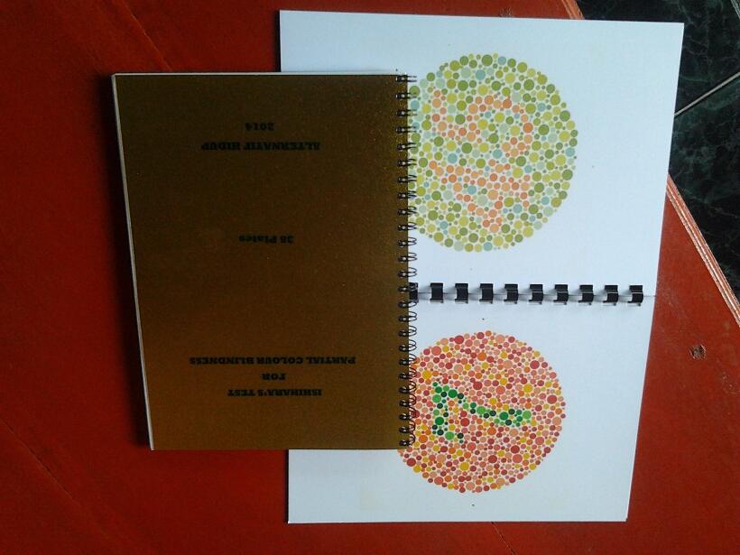 ******** Buku Ishihara*****Buku Test Buta Warna*****termurah****kualitas 95% asli