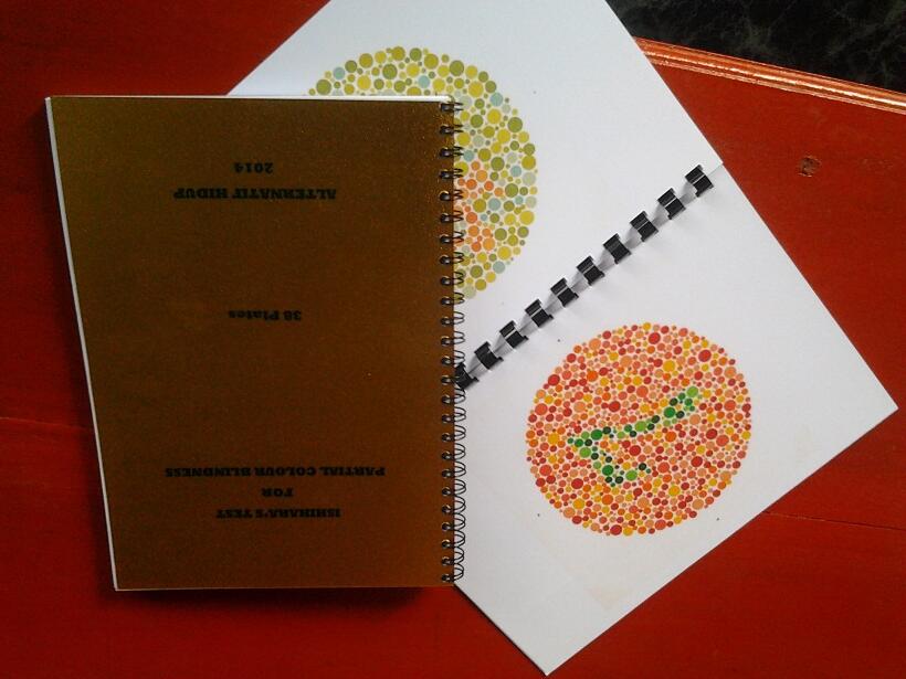 ******** Buku Ishihara*****Buku Test Buta Warna*****termurah****kualitas 95% asli