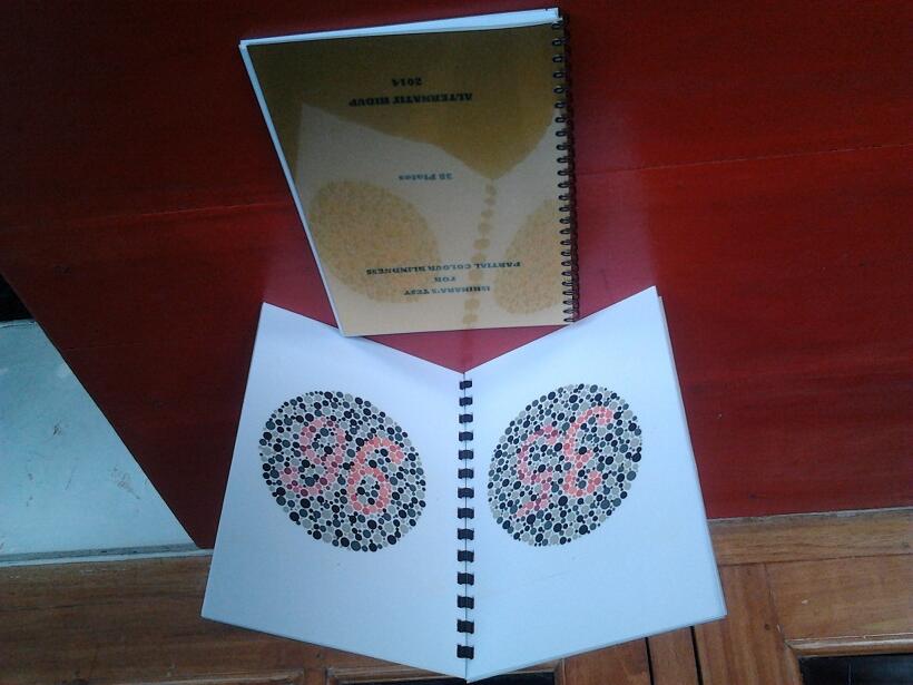 ******** Buku Ishihara*****Buku Test Buta Warna*****termurah****kualitas 95% asli