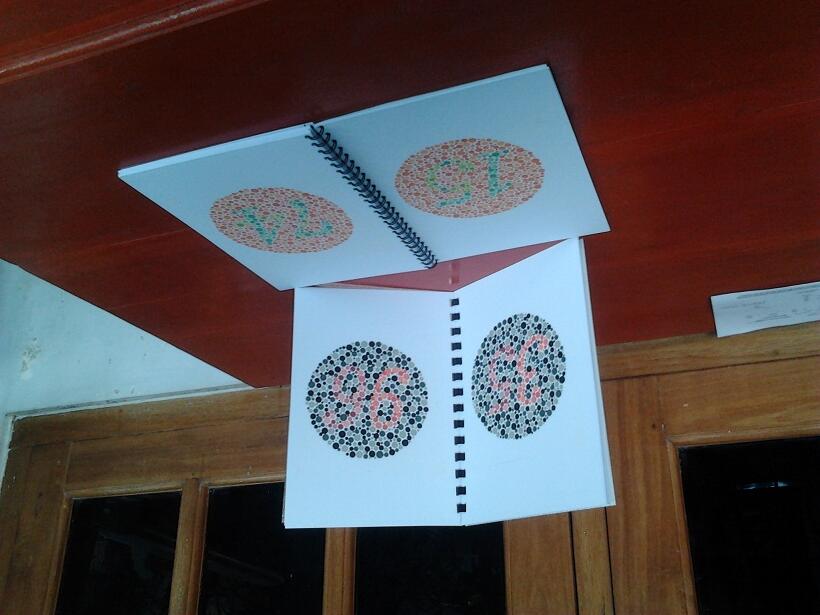 ******** Buku Ishihara*****Buku Test Buta Warna*****termurah****kualitas 95% asli