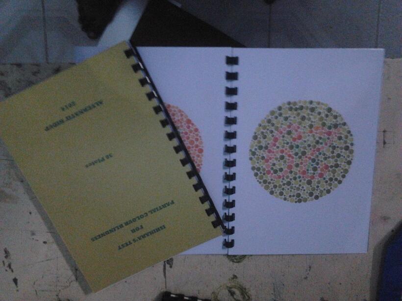 ******** Buku Ishihara*****Buku Test Buta Warna*****termurah****kualitas 95% asli