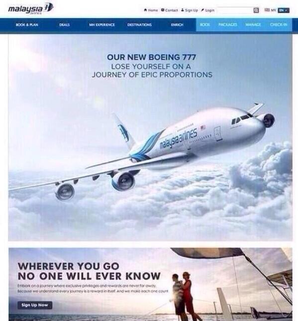 alasan pesawat malaysia airlines hilang