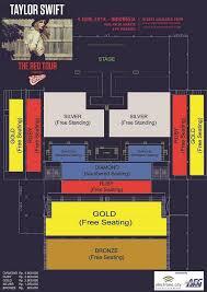 TAYLOR SWIFT PROMO TICKET (MEIS ANCOL, JUNE 4TH 2014)
