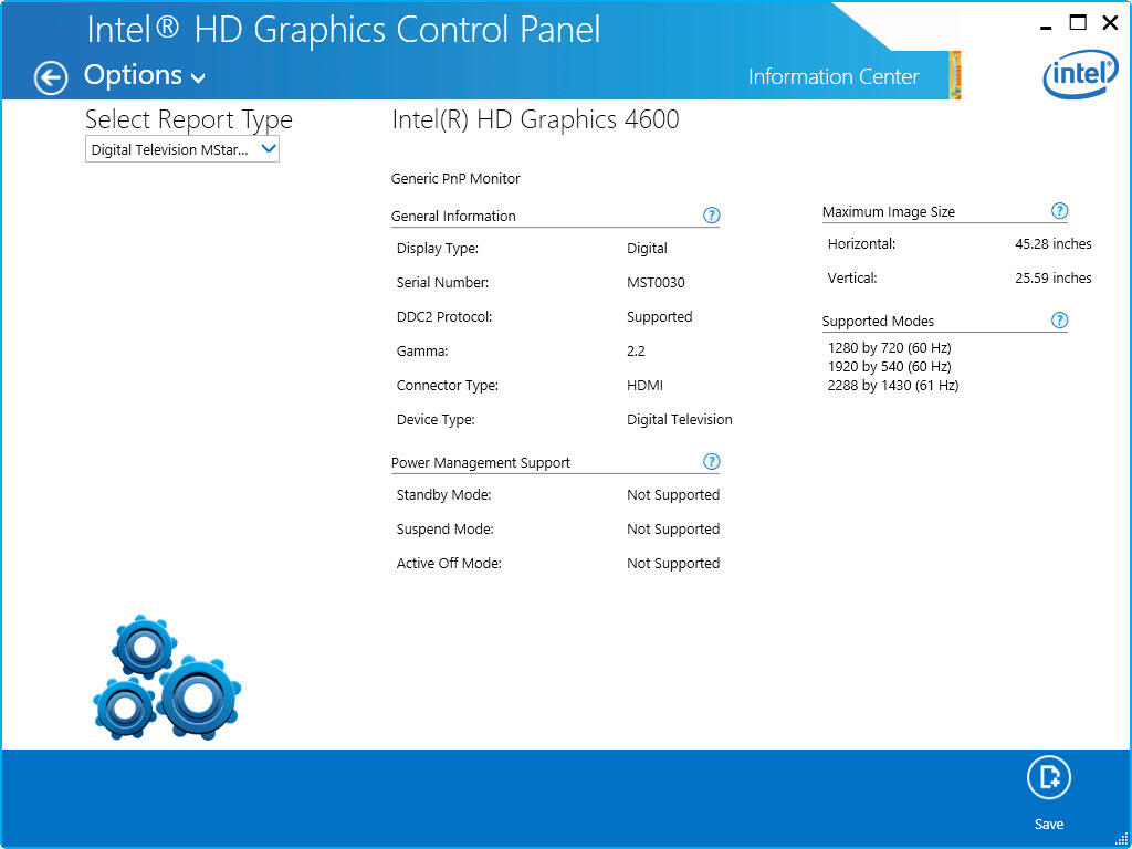 Драйверы intel. Панель управления графикой Intel. Intel Graphics Media Accelerator (GMA) 950.