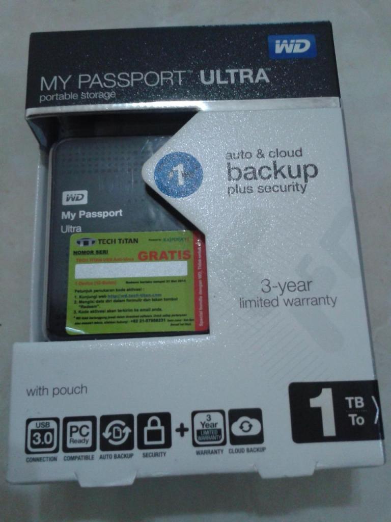 Jual Harddisk External WDC New Murah 1 TB