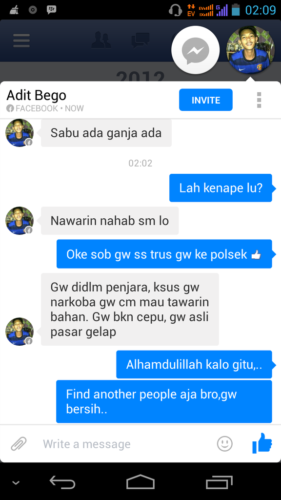 Ngeri gan drugs and facebook