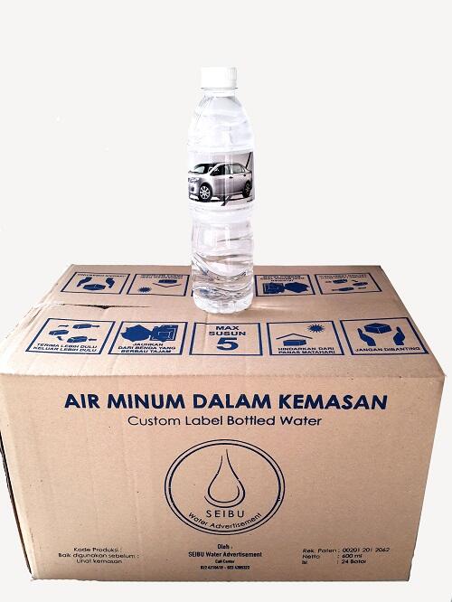 Seibu Water Advertisement, Custom Label Air Minum Dalam Kemasan