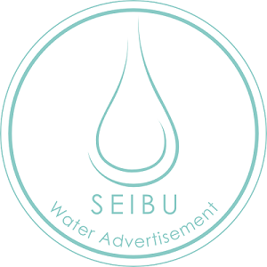 Seibu Water Advertisement, Custom Label Air Minum Dalam Kemasan