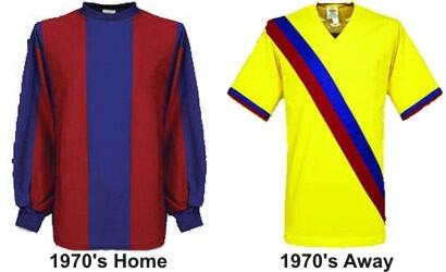 JERSEY BARCELONA DARI TAHUN KE TAHUN