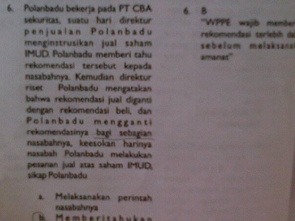 Buku Try Out WPPE untuk Ujian Standart Profesi Pasar Modal