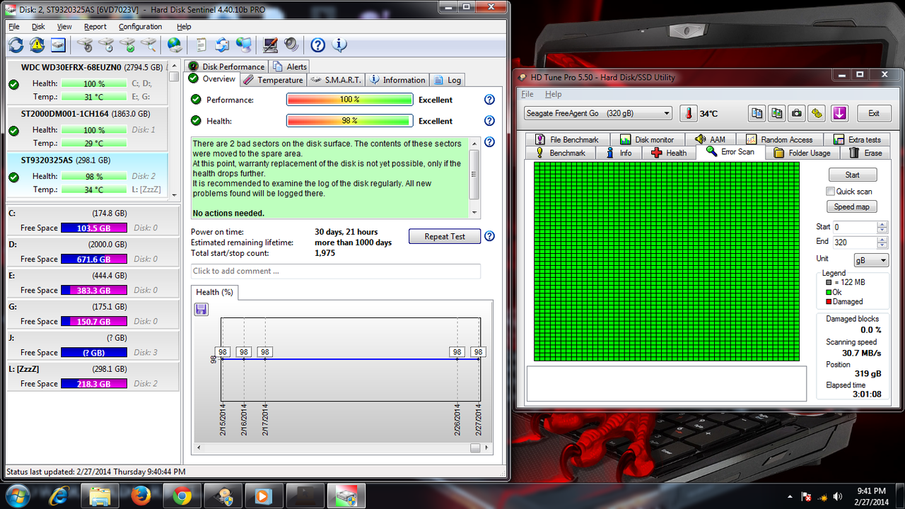 HDD External Seagate 320GB Bandung