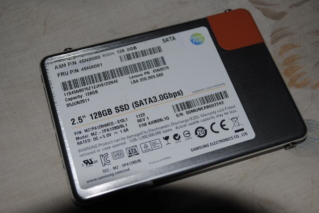 SSD Samsung 3.0 Gbps SATA II Copotan Thinkpad T420s