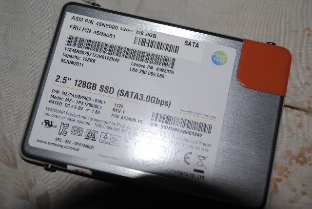 SSD Samsung 3.0 Gbps SATA II Copotan Thinkpad T420s