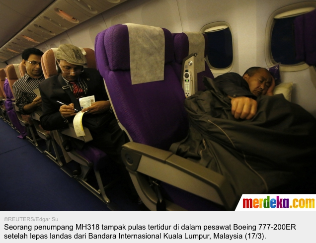 Begini suasana kabin Malaysia Airlines MH318 pengganti MH370 &#91;PICT LENGKAP++&#93;