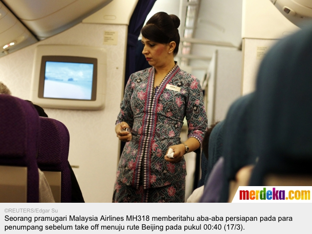 Begini suasana kabin Malaysia Airlines MH318 pengganti MH370 &#91;PICT LENGKAP++&#93;