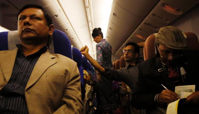 Suasana Kabin Pesawat Malaysia Airlines Tujuan Beijing