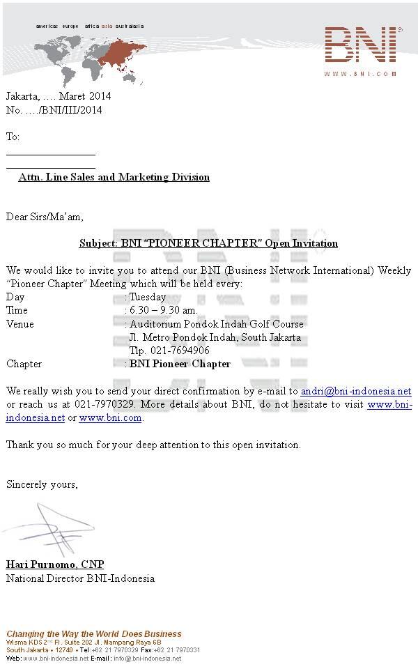 BUSINESS NETWORK INTERNATIONAL