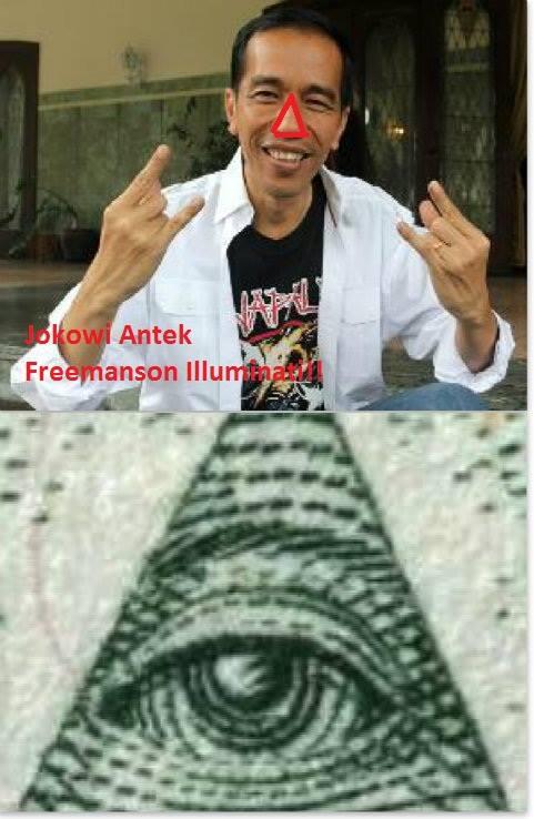 Bukti Jokowi pengikut Freemason ,Illuminati,Yahudi dan Amerika