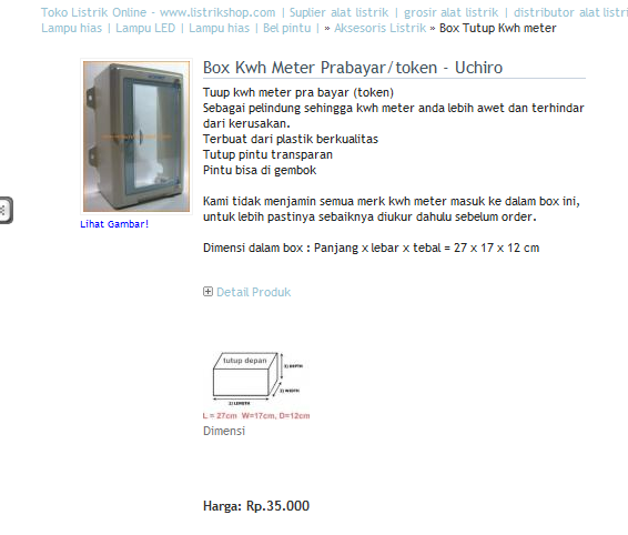 HATI HATI PENIPUAN MODUS BOX LISTRIK !!! (barusan ane alamin)