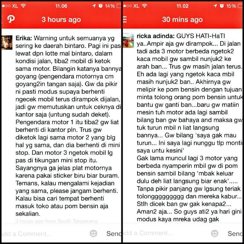 HATI HATI MODUS KEJAHATAN DI JALAN (CEK BAN MOBIL)