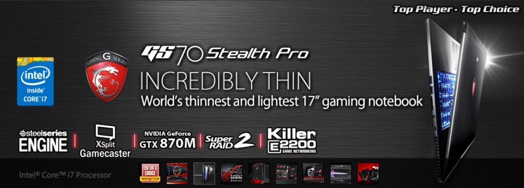 MSI Notebook Gaming GS70 Thin Series Versi Murah / Terjangkau