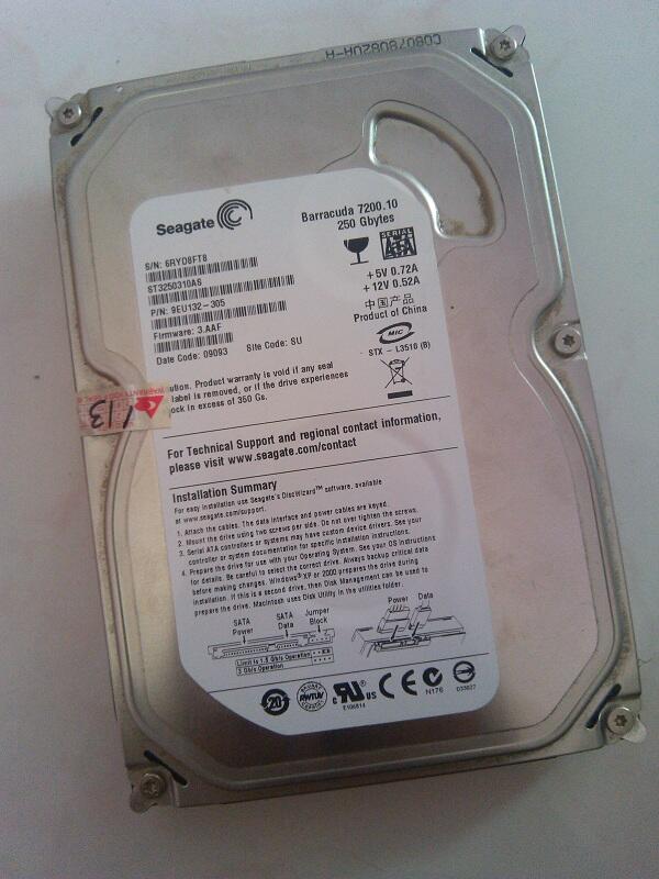 Hardisk Seagate 250 GB, 1 TB Cepatt.. Butuh Uang Gaaann