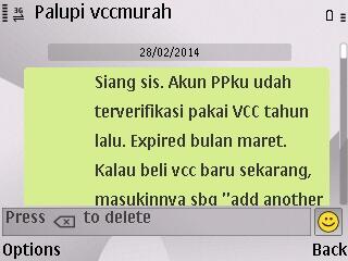 Surat Terbuka untuk DEWI PALUPI aka VCCMURAH.COM - Jangan Kabur! Tanggung Jawab!