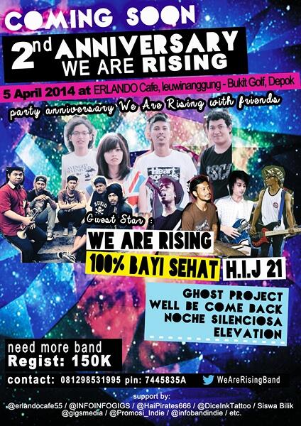 We Are Rising Band Anniversary Party