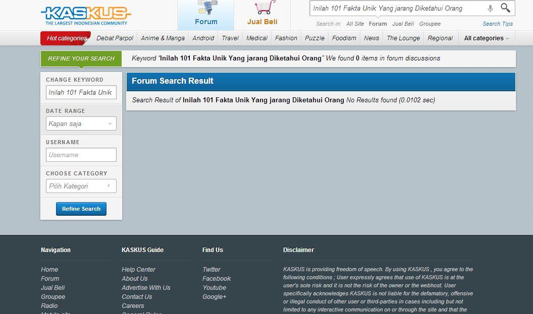 Inilah 101 Fakta Unik Yang jarang Diketahui Orang