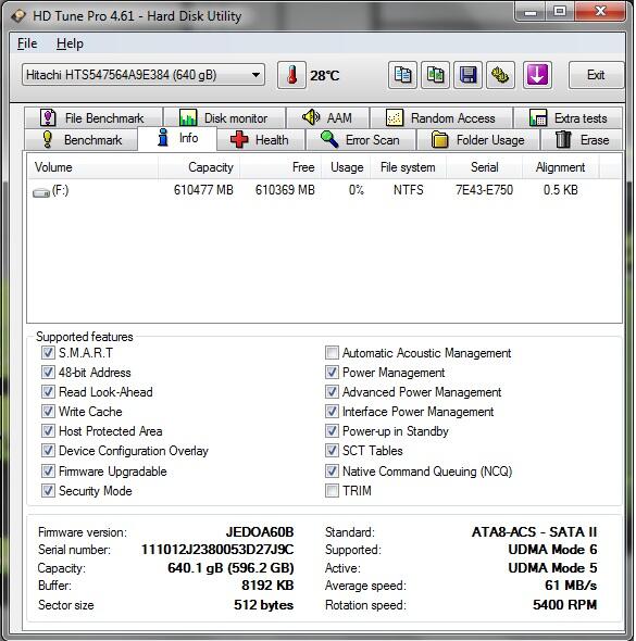 Hitachi 640GB