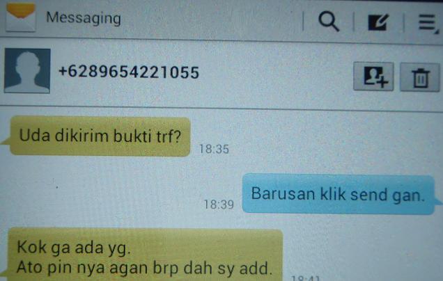 Surat terbuka buat tersangka Milk. tea dengan nomer rekening BRI a.n YOGA SAPUTRA 