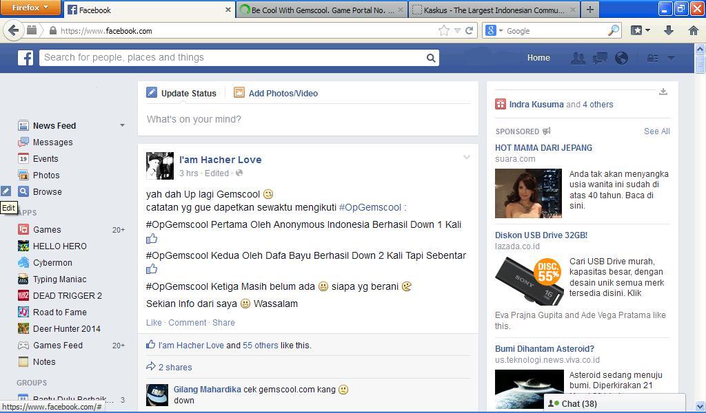 KELAKUAN HECKER JAMAN SEKARANG GAN!!