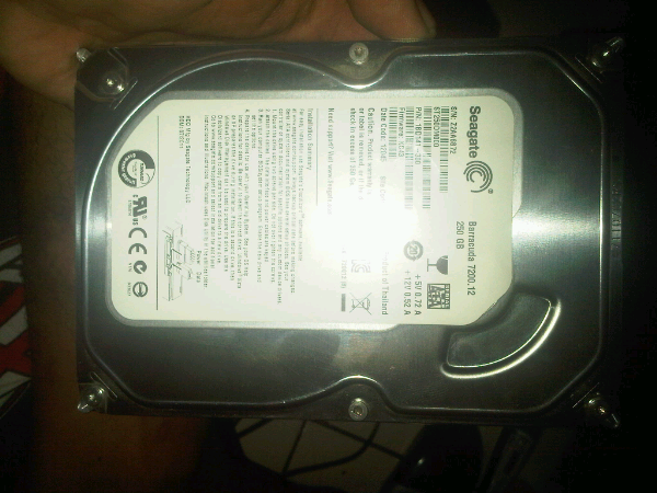 Hardisk 3,5 PC SEAGATE 250GB Mulus, Sehat 100%