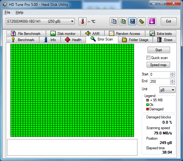 Hardisk 3,5 PC SEAGATE 250GB Mulus, Sehat 100%