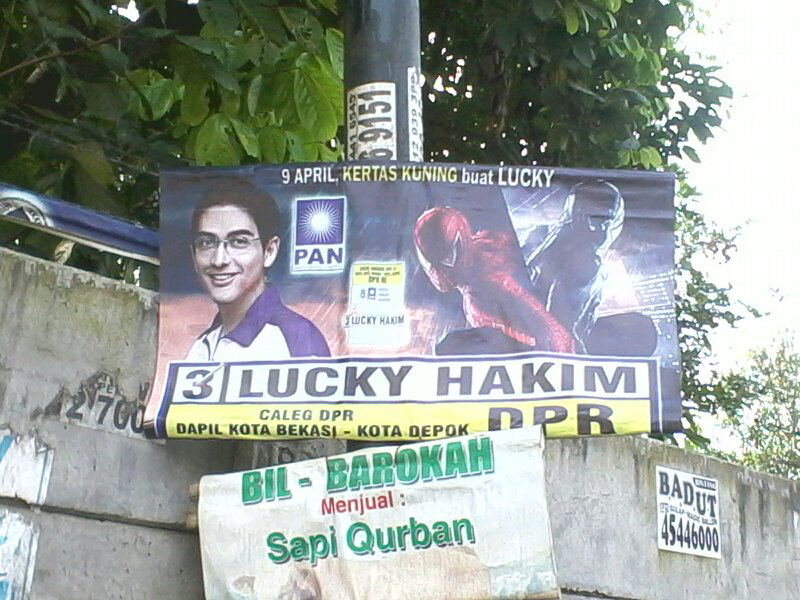 [HOT] SPIDERMAN JUGA ADA DI INDONESIA BAHKAN MENJADI CALEG!!