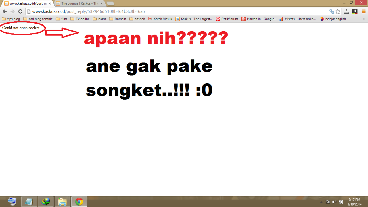 Penampakan paling ngeselin selama ane Ngaskus Gan...!!!