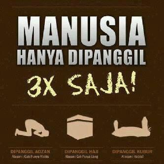 MANUSIA HANYA DIPANGGIL 3X SAJA!!