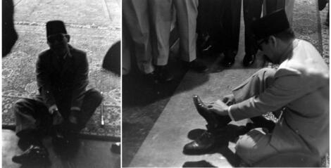 Ekslusif! Foto-Foto Bung Karno Shalat di Masjid Amerika 1956