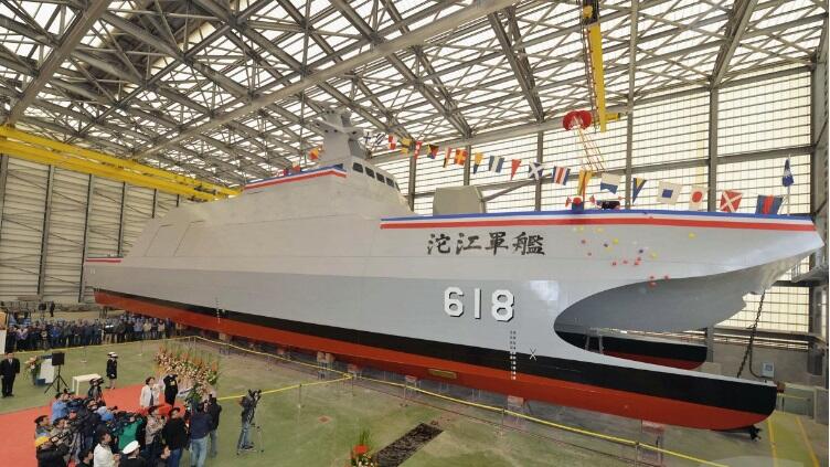 Taiwan launches first 'carrier killer' stealth missile corvette