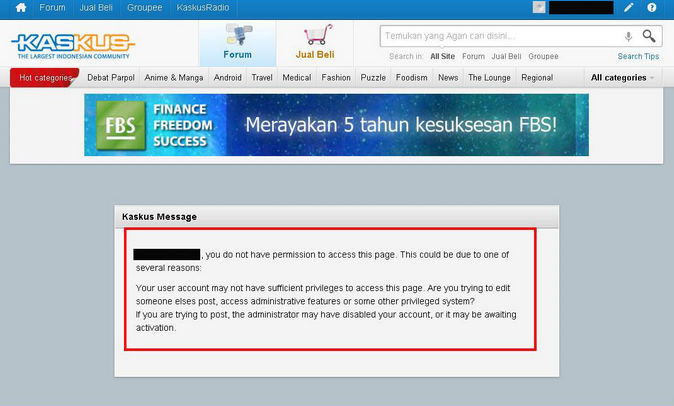Aktivasi Account