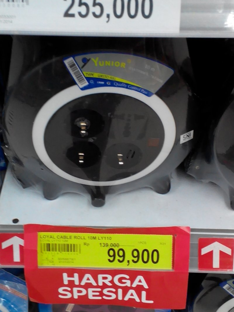 DIJUAL KABEL ROLL LISTRIK MERK LOYAL BARU MURAH BUKAN ABAL2