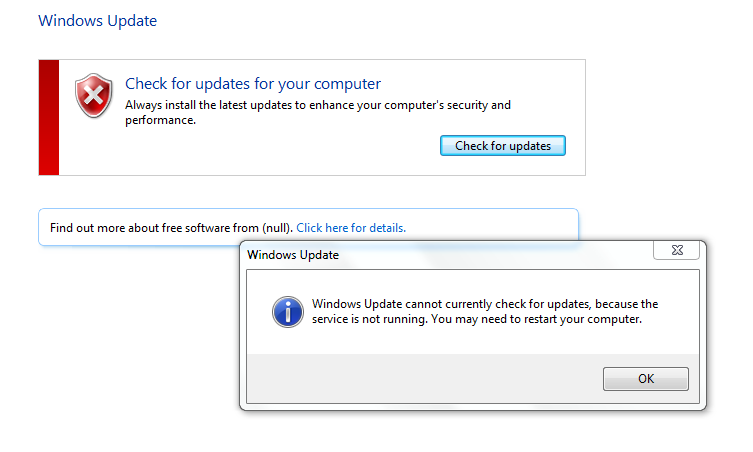 update windows