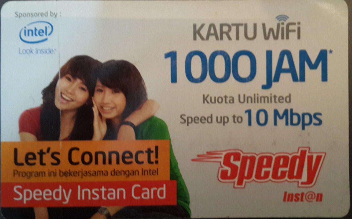 Indahnya Berbagi - Kartu Wifi.id Speedy 1000 jam Gratis