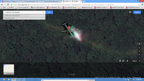 Gan ane lihat pesawat jatuh di hutan malaysia mh370