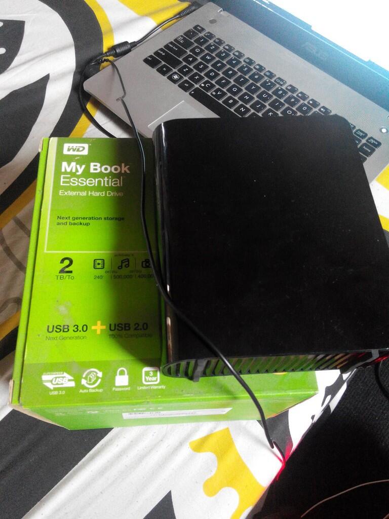 jual hd external WD MY BOOK ESSENTIAL 2 TB full vst instrumen & plug in